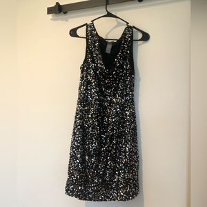 Black Sequence Dress Size 4, Bisou Bisou